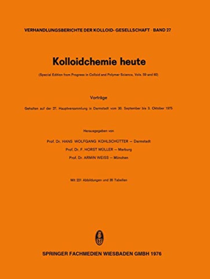 Kolloidchemie heute