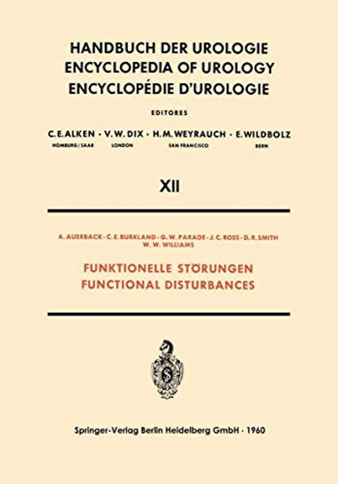 Funktionelle Störungen / Functional Disturbances