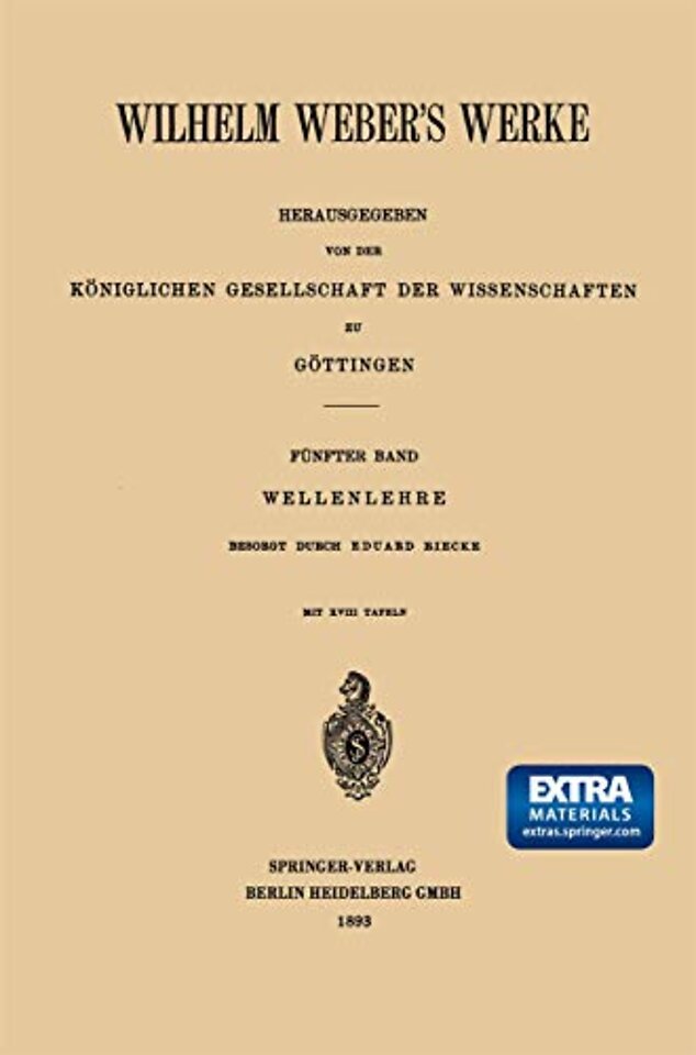 Wilhelm Weber’s Werke