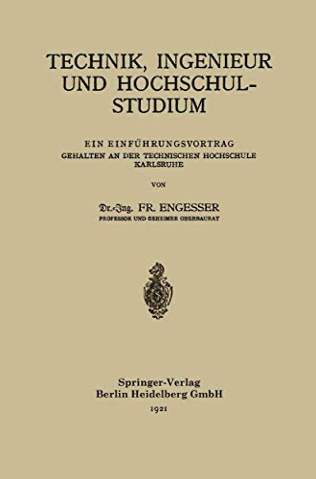 Technik, Ingenieur und Hochschulstudium
