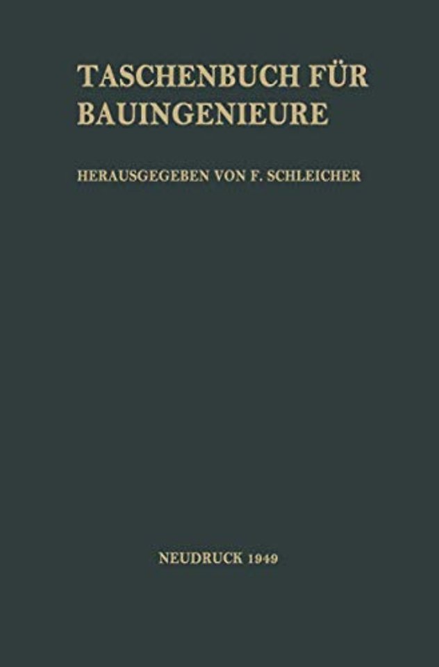 Taschenbuch für Bauingenieure