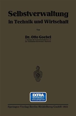 Selbstverwaltung in Technik und Wirtschaft