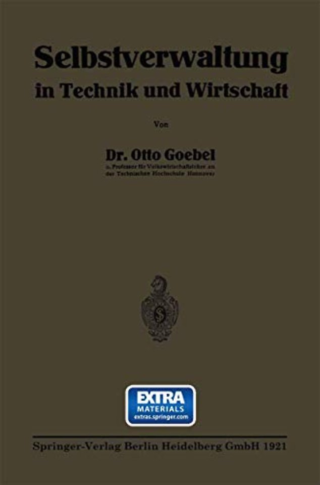 Selbstverwaltung in Technik und Wirtschaft
