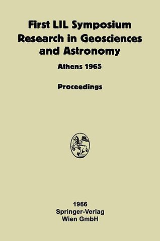 Proceeding of the First Lunar International Laboratory (LIL) Symposium Research in Geosciences and Astronomy