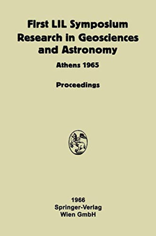 Proceeding of the First Lunar International Laboratory (LIL) Symposium Research in Geosciences and Astronomy