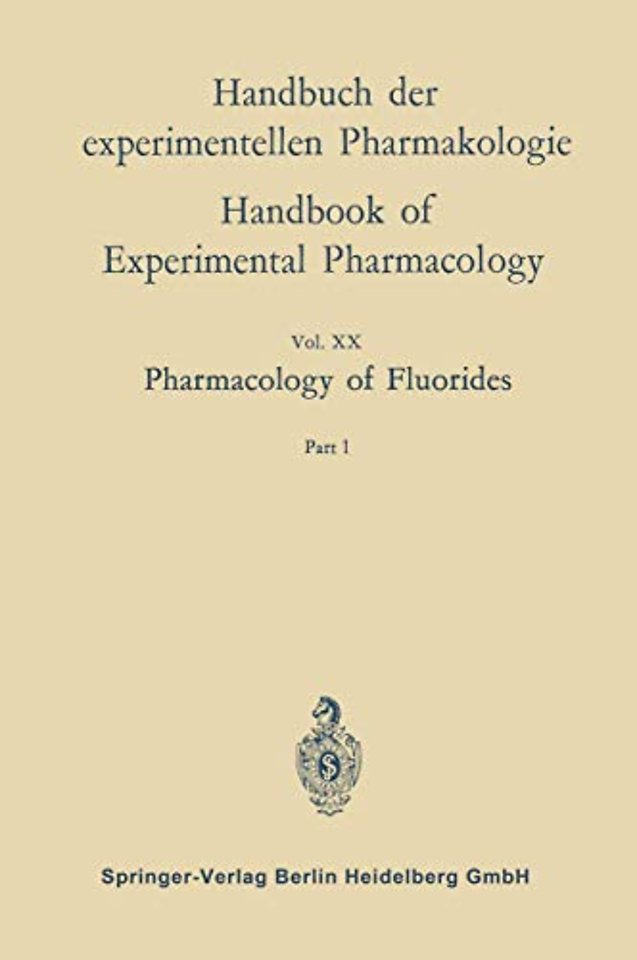 Pharmacology of Fluorides