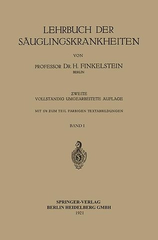 Lehrbuch der Säuglingskrankheiten