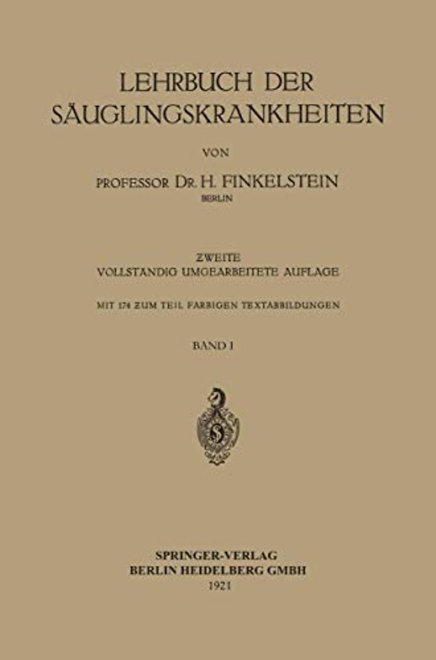 Lehrbuch der Säuglingskrankheiten