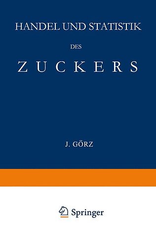 Handel und Statistik des Zuckers