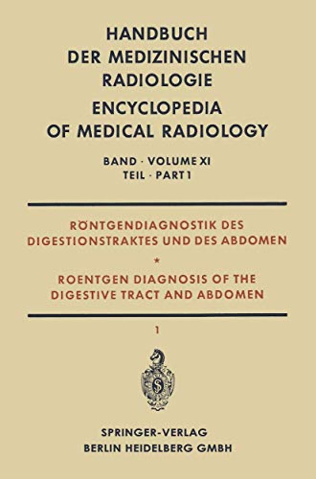 Handbuch der medizinischen Radiologie