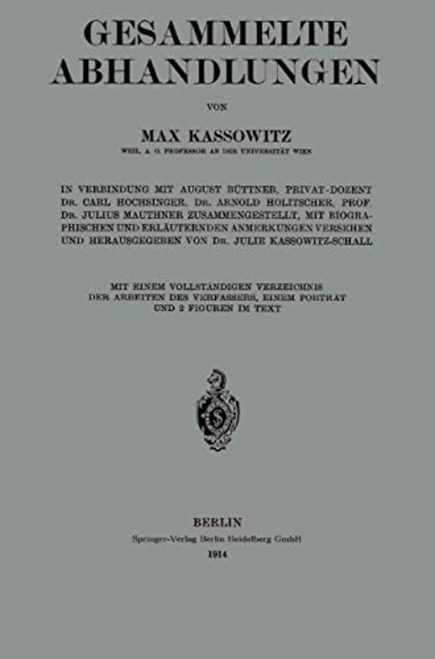 Gesammelte Abhandlungen