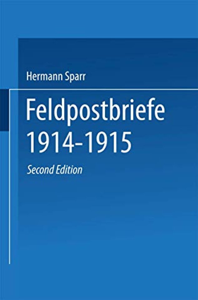Feldpostbriefe 1914–1915