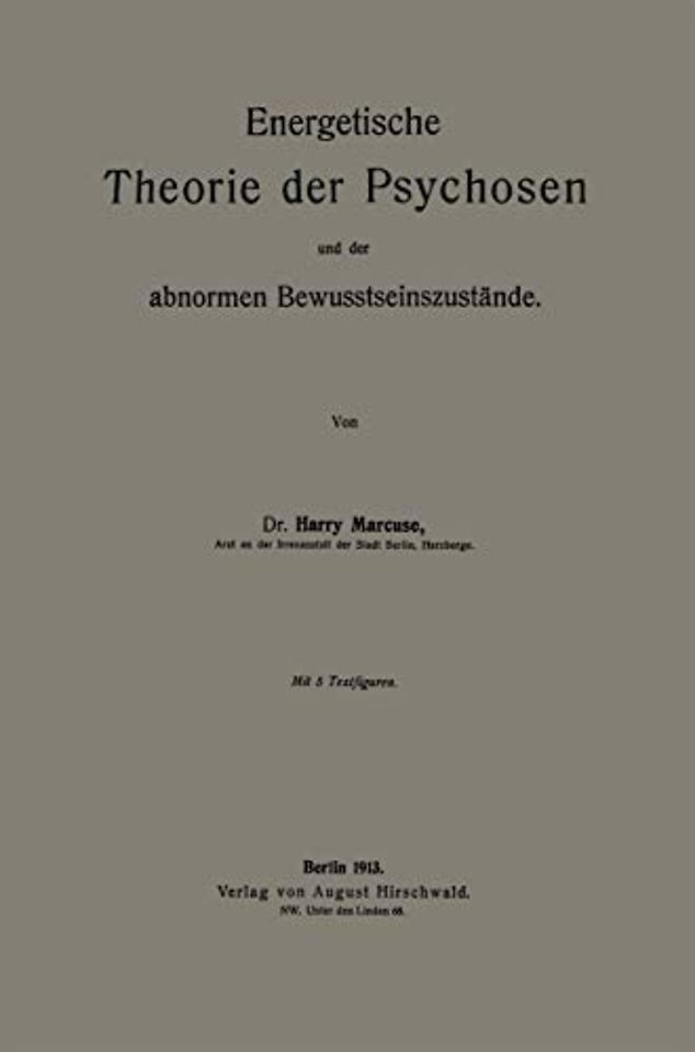 Energetische Theorie der Psychosen und der abnormen Bewusstseinszustände