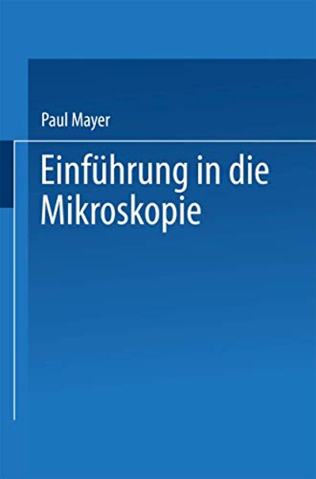 Einführung in die Mikroskopie