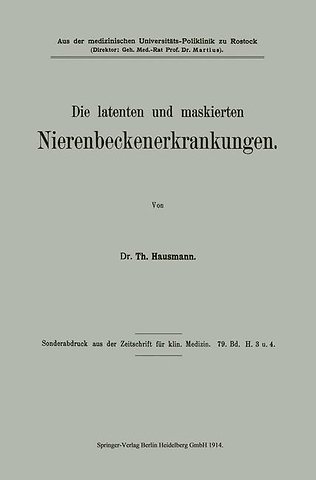 Die latenten und maskierten Nierenbeckenerkrankungen