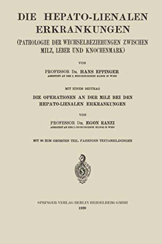 Die Hepato-Lienalen Erkrankungen