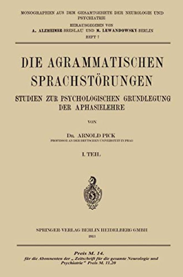Die Agrammatischen Sprachstörungen
