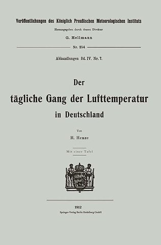 Der tägliche Gang der Lufttemperatur in Deutschland