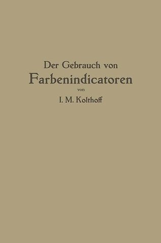 Der Gebrauch von Farbenindicatoren