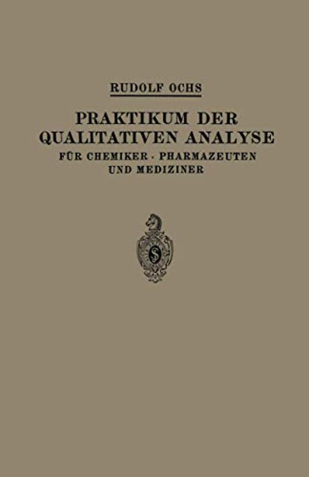 Praktikum der Qualitativen Analyse