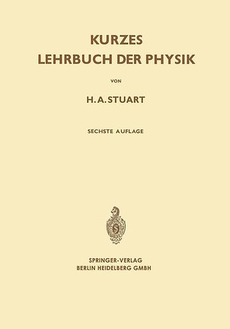 Kurzes Lehrbuch der Physik