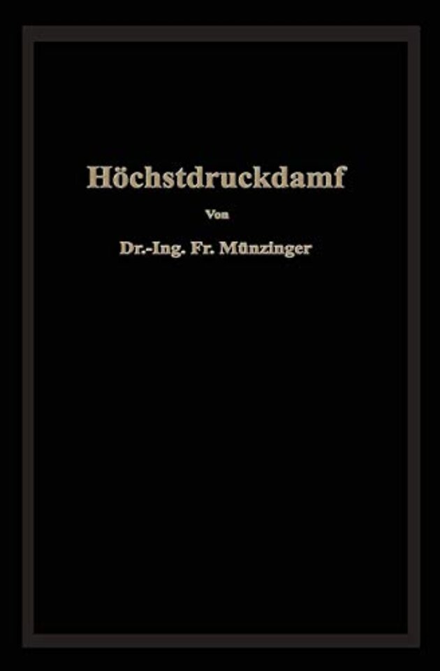 Höchstdruckdampf