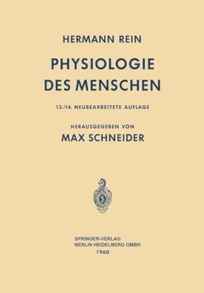 Einfuhrung in die Physiologie des Menschen