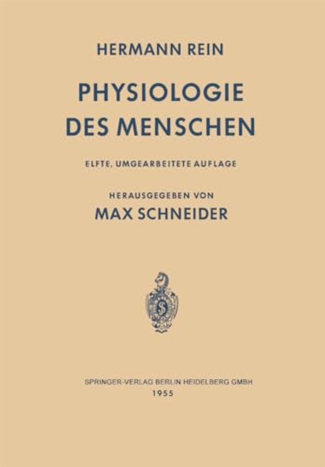 Einfuhrung in die Physiologie des Menschen