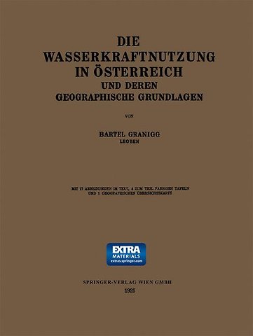 Die Wasserkraftnutzung in Österreich