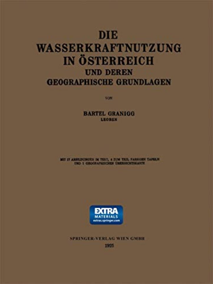 Die Wasserkraftnutzung in Österreich