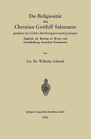 Die Religiosität des Christian Gotthilf Salzmann