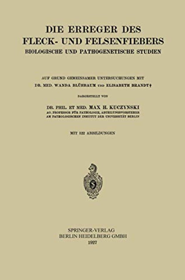 Die Erreger des Fleck- und Felsenfiebers