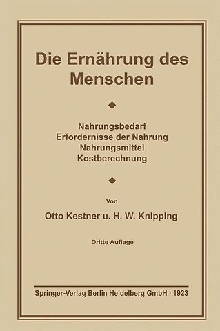 Die Ernährung des Menschen