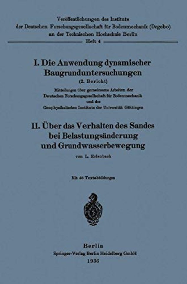 Die Anwendung dynamischer Baugrunduntersuchungen