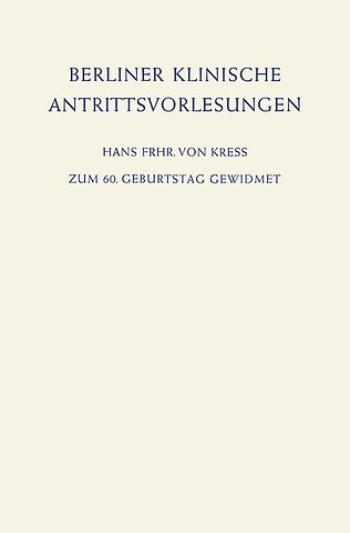 Berliner Klinische Antrittsvorlesungen