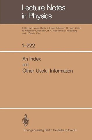 An Index and Other Useful Information