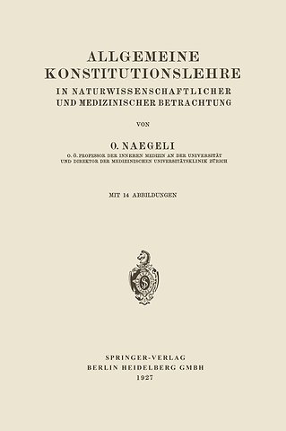 Allgemeine Konstitutionslehre