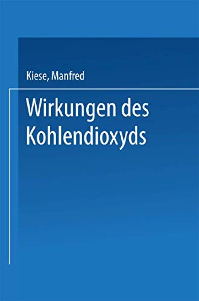 Wirkungen des Kohlendioxyds