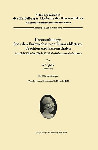 Untersuchungen über den Farbwechsel von Blumenblättern, Früchten und Samenschalen