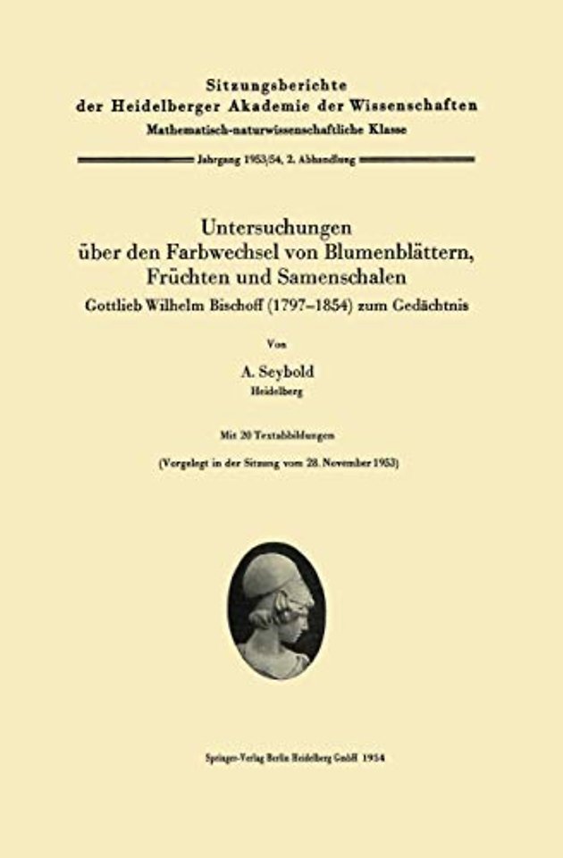 Untersuchungen über den Farbwechsel von Blumenblättern, Früchten und Samenschalen