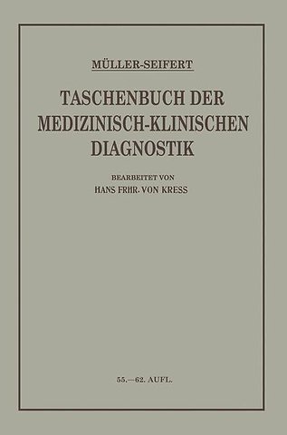 Taschenbuch der Medizinisch Klinischen Diagnostik