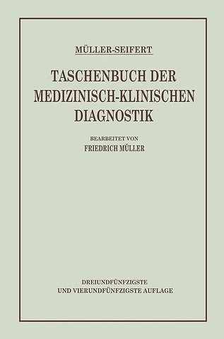Taschenbuch der Medizinisch-Klinischen Diagnostik