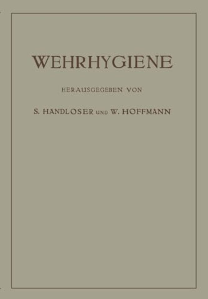 Wehrhygiene
