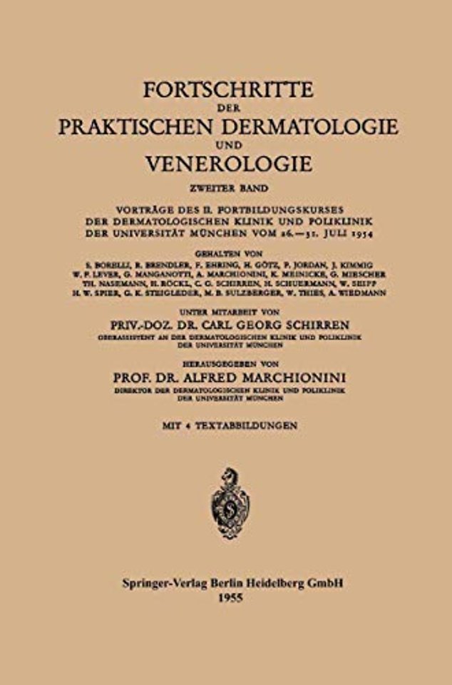 Fortschritte der Praktischen Dermatologie und Venerologie