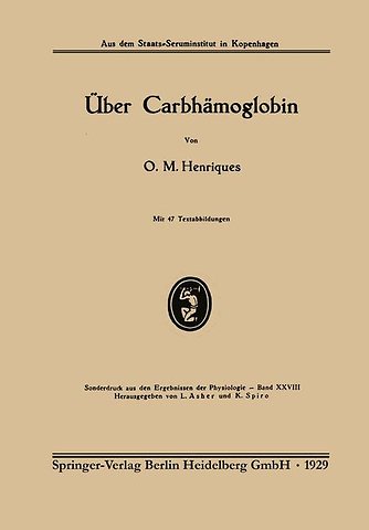 Über Carbhämoglobin