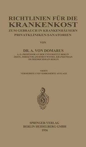 Richtlinien für die Krankenkost