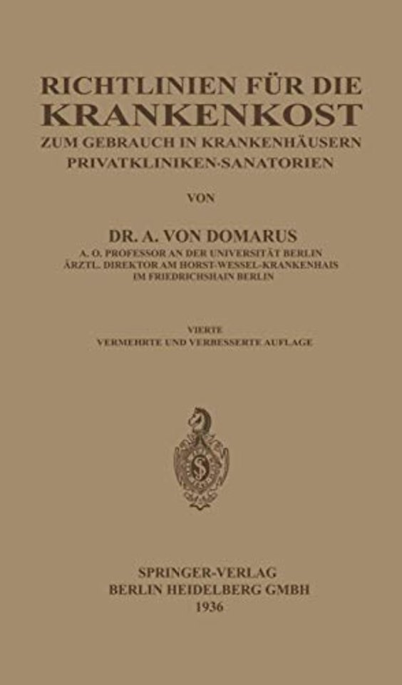 Richtlinien für die Krankenkost