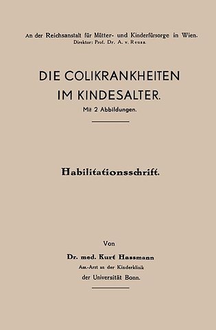 Die Colikrankheiten im Kindesalter
