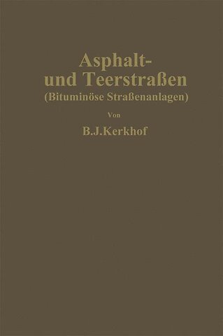 Asphalt- und Teerstraßen