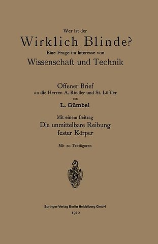 Wer ist der wirklich Blinde?